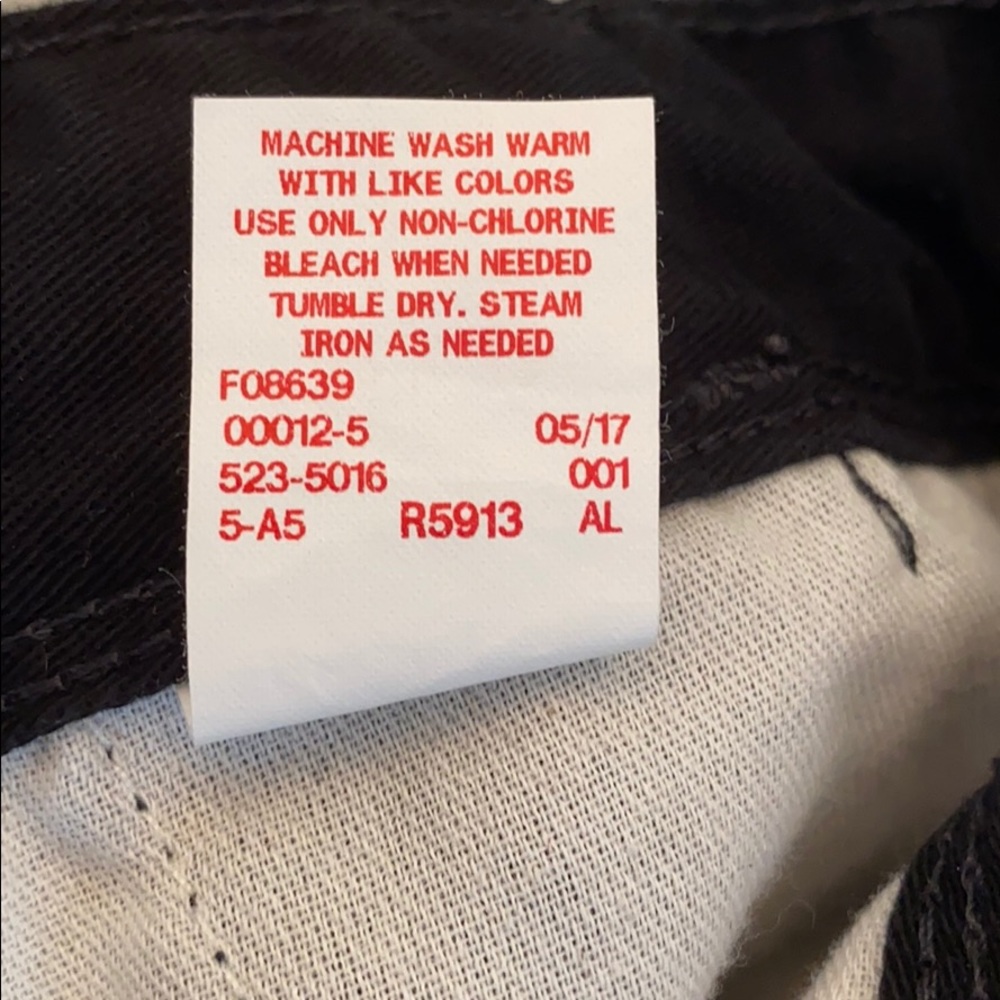 NWOT Arizona Jean Co. Black Jeans - Picture 5 of 5